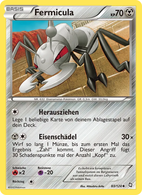 Karte Fermicula aus Hoheit der Drachen, Nummer 83/124