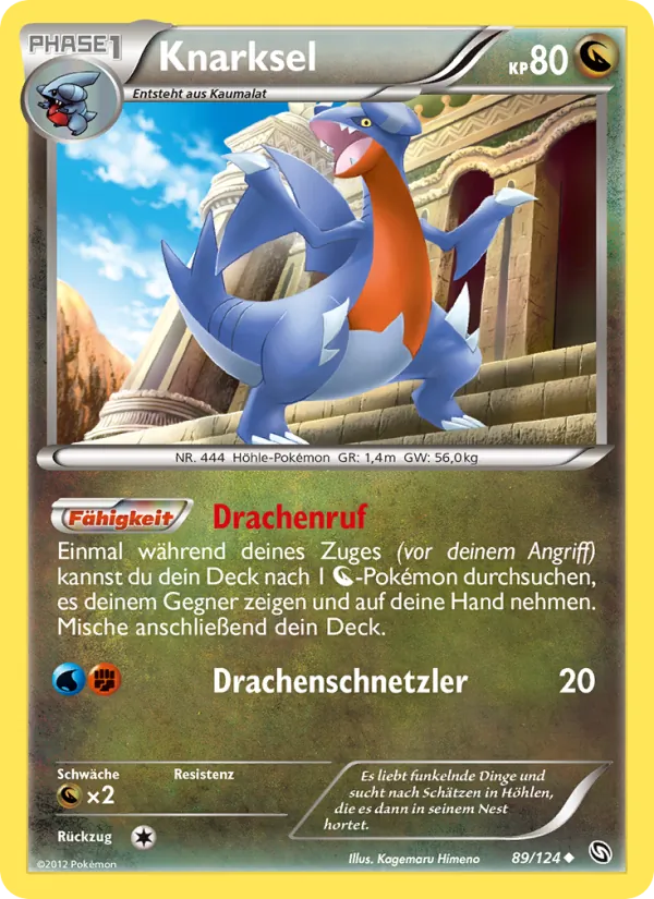 Karte Knarksel aus Hoheit der Drachen, Nummer 89/124