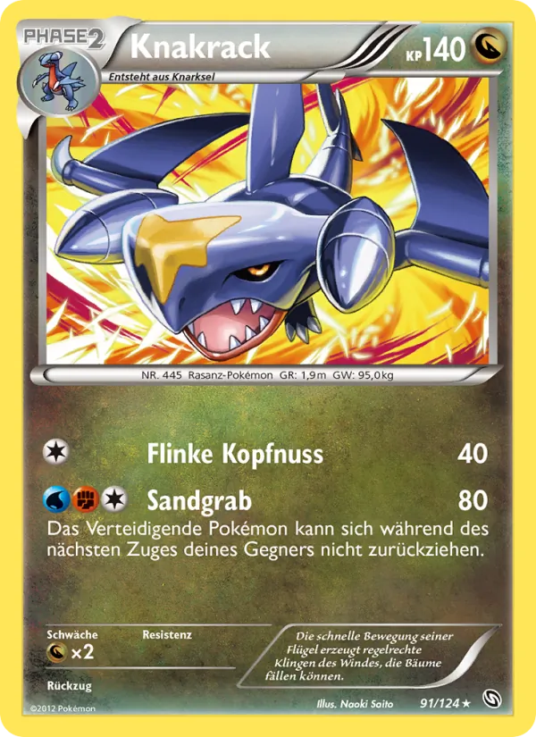 Karte Knakrack aus Hoheit der Drachen, Nummer 91/124