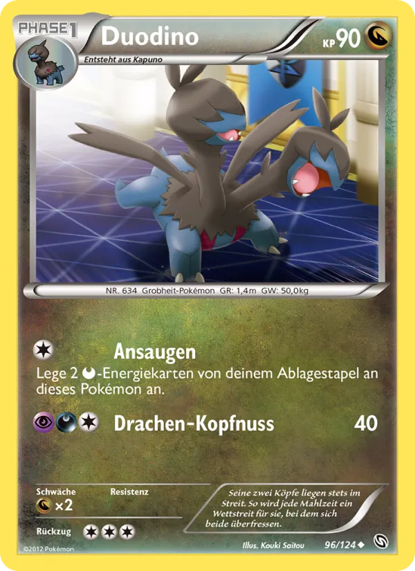 Karte Duodino aus Hoheit der Drachen, Nummer 96/124
