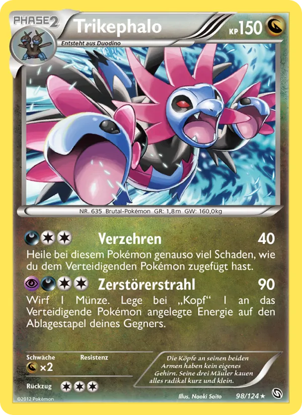 Karte Trikephalo aus Hoheit der Drachen, Nummer 98/124