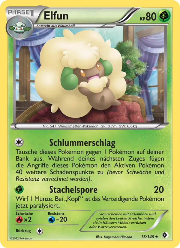 Karte Elfun aus Überschrittene Schwellen, Nummer 15/149