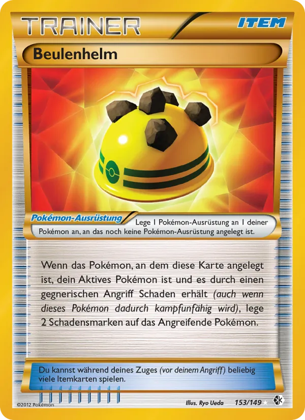 Karte Beulenhelm aus Überschrittene Schwellen, Nummer 153/149