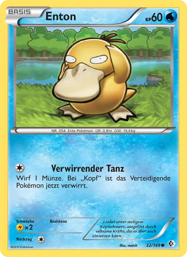 Karte Enton aus Überschrittene Schwellen, Nummer 32/149
