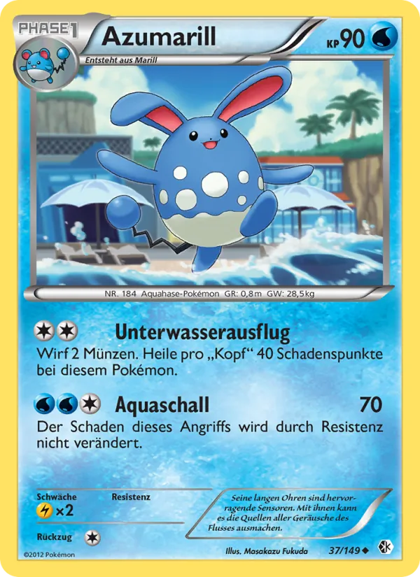 Karte Azumarill aus Überschrittene Schwellen, Nummer 37/149