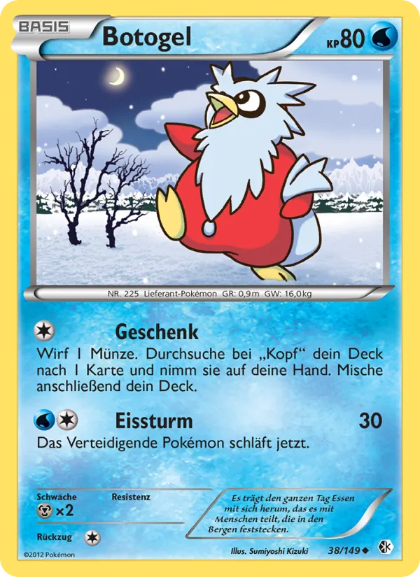 Karte Botogel aus Überschrittene Schwellen, Nummer 38/149