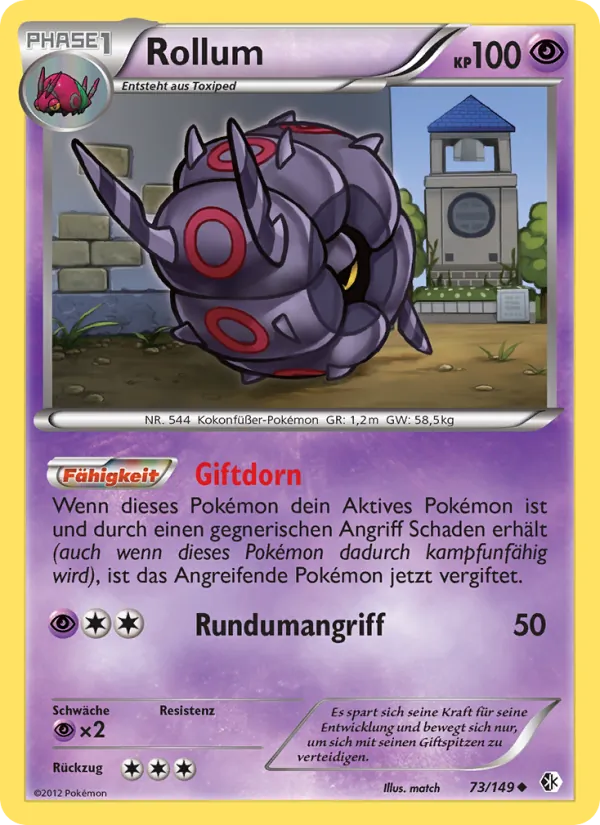 Karte Rollum aus Überschrittene Schwellen, Nummer 73/149