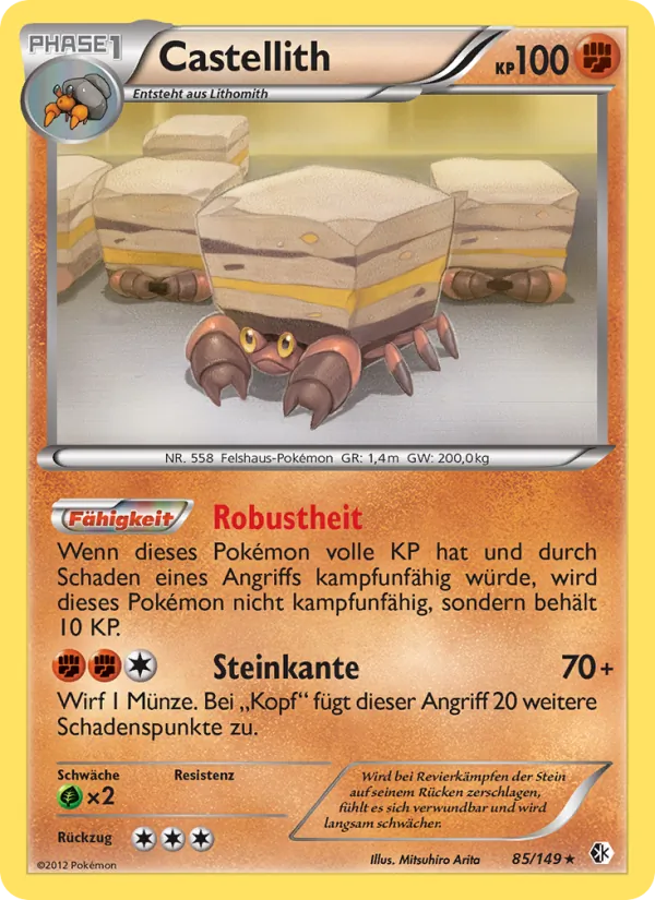 Karte Castellith aus Überschrittene Schwellen, Nummer 85/149