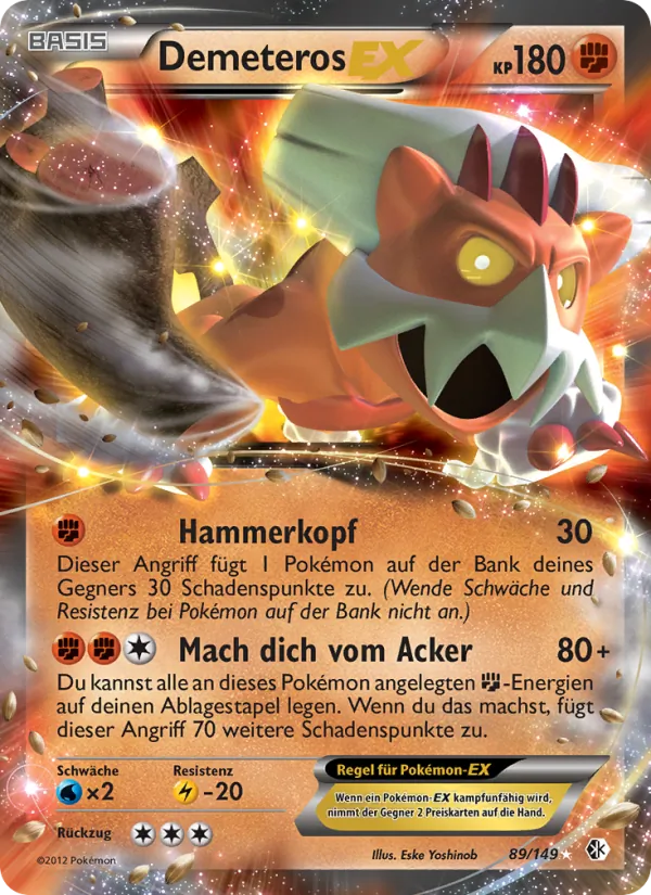 Karte Demeteros-EX aus Überschrittene Schwellen, Nummer 89/149