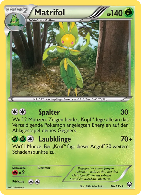 Karte Matrifol aus Plasma-Sturm, Nummer 10/135