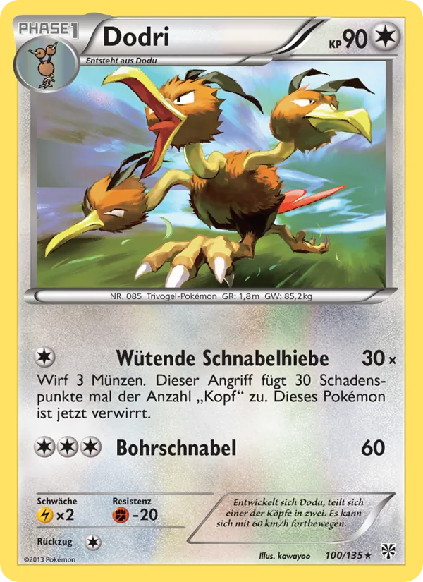 Karte Dodri aus Plasma-Sturm, Nummer 100/135