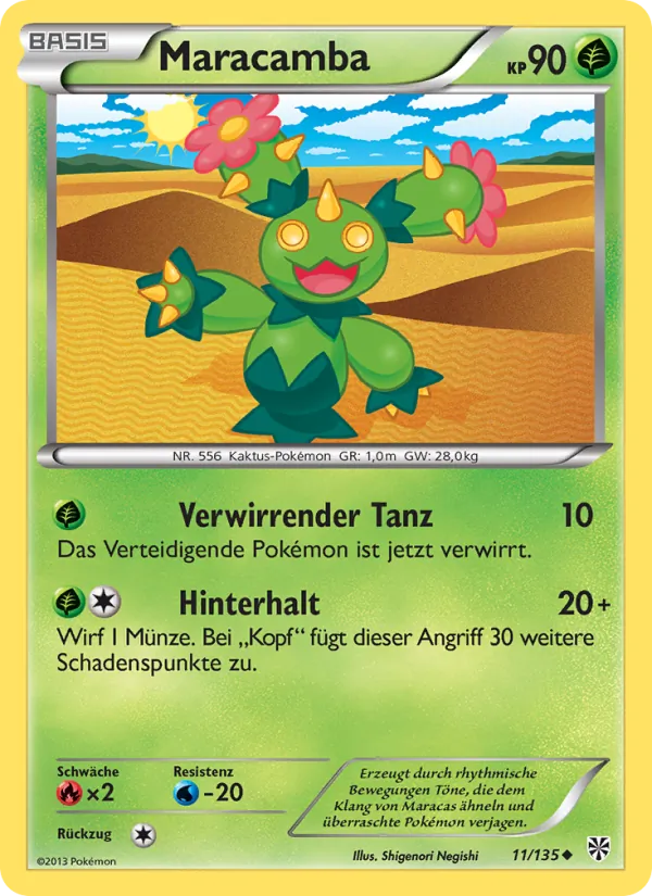Karte Maracamba aus Plasma-Sturm, Nummer 11/135