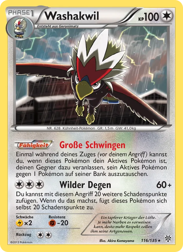Karte Washakwil aus Plasma-Sturm, Nummer 116/135