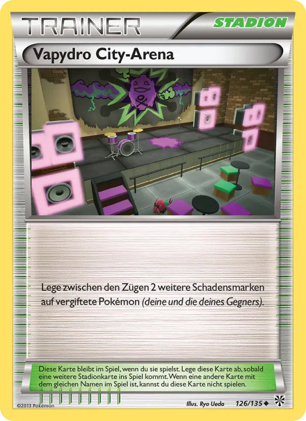 Karte Vapydro City-Arena aus Plasma-Sturm, Nummer 126/135