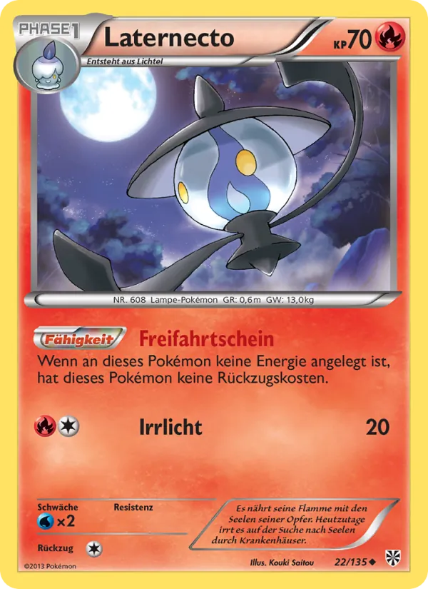 Karte Laternecto aus Plasma-Sturm, Nummer 22/135