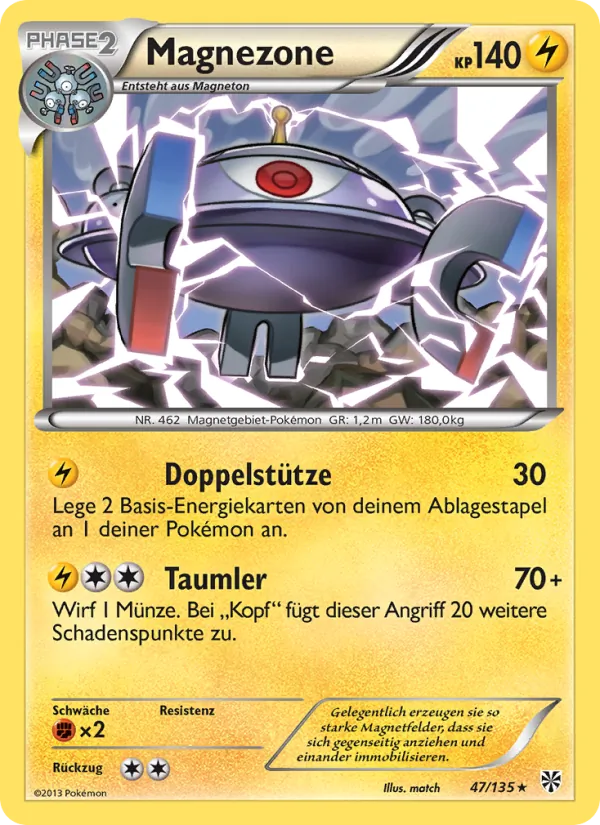 Karte Magnezone aus Plasma-Sturm, Nummer 47/135