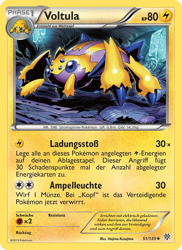 Karte Voltula aus Plasma-Sturm, Nummer 51/135
