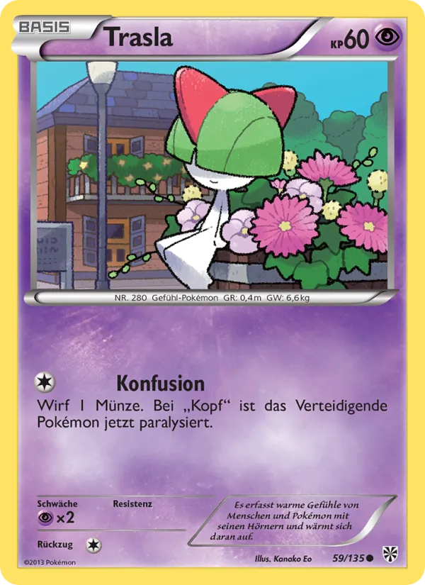 Karte Trasla aus Plasma-Sturm, Nummer 59/135