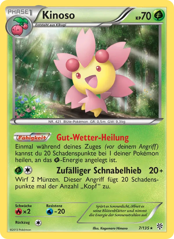 Karte Kinoso aus Plasma-Sturm, Nummer 7/135