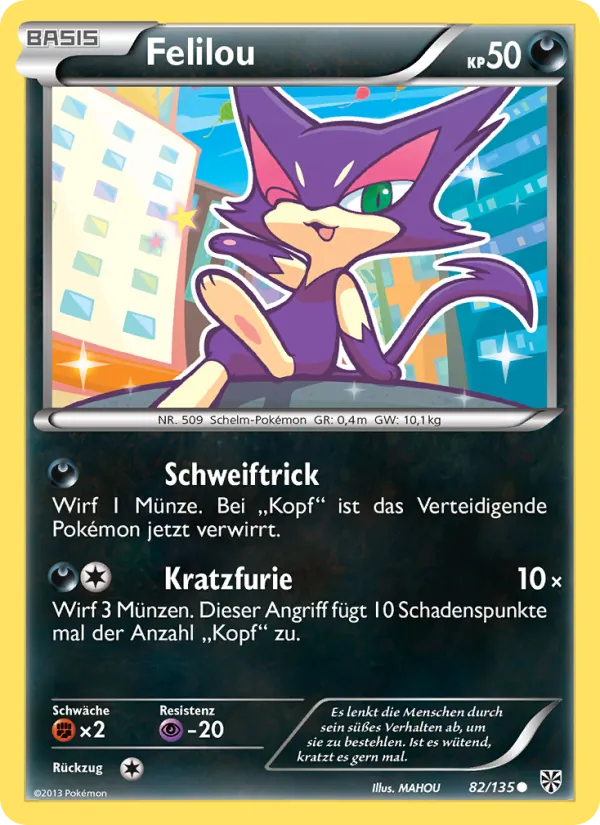 Karte Felilou aus Plasma-Sturm, Nummer 82/135