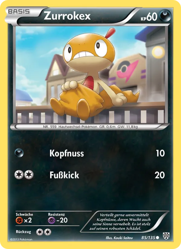 Karte Zurrokex aus Plasma-Sturm, Nummer 85/135