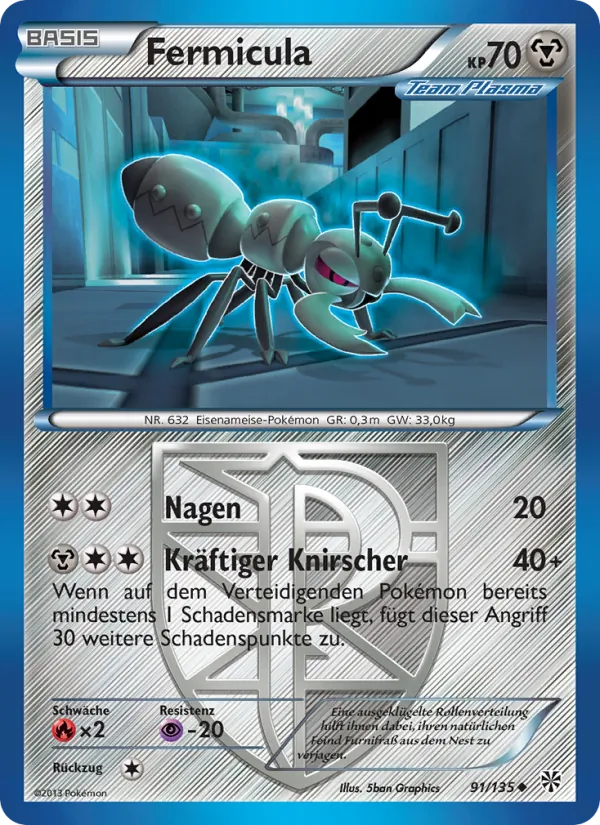Karte Fermicula aus Plasma-Sturm, Nummer 91/135