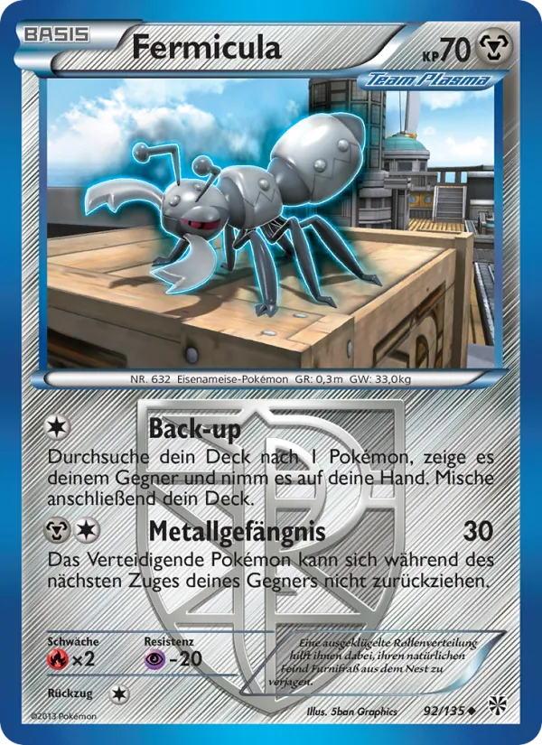 Karte Fermicula aus Plasma-Sturm, Nummer 92/135