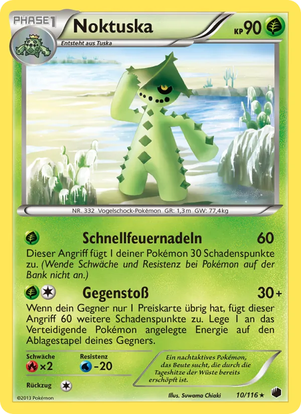 Karte Noktuska aus Plasma-Frost, Nummer 10/116