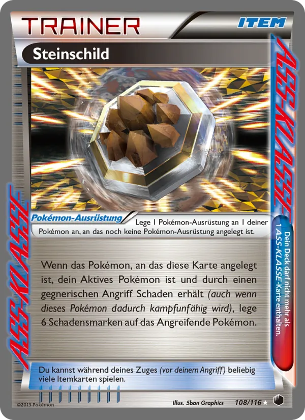 Karte Schutzfels aus Plasma-Frost, Nummer 108/116