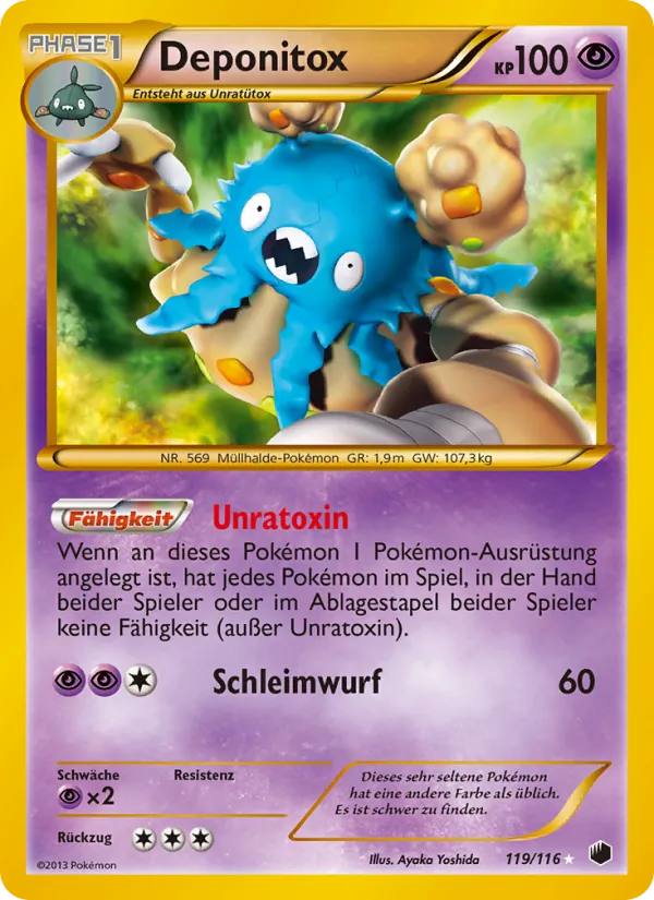 Karte Deponitox aus Plasma-Frost, Nummer 119/116