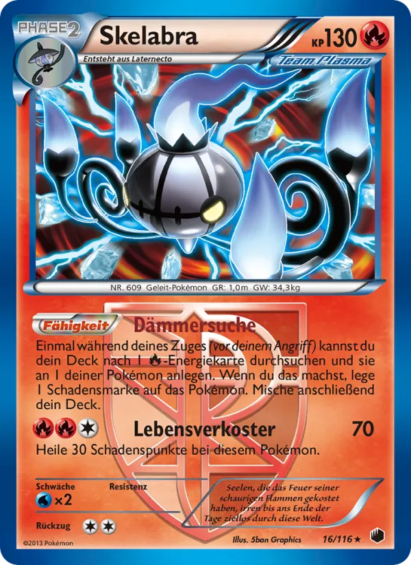 Karte Skelabra aus Plasma-Frost, Nummer 16/116