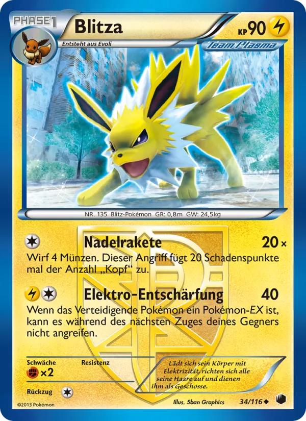 Karte Blitza aus Plasma-Frost, Nummer 34/116