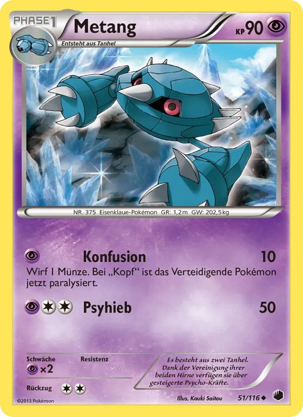 Karte Metang aus Plasma-Frost, Nummer 51/116