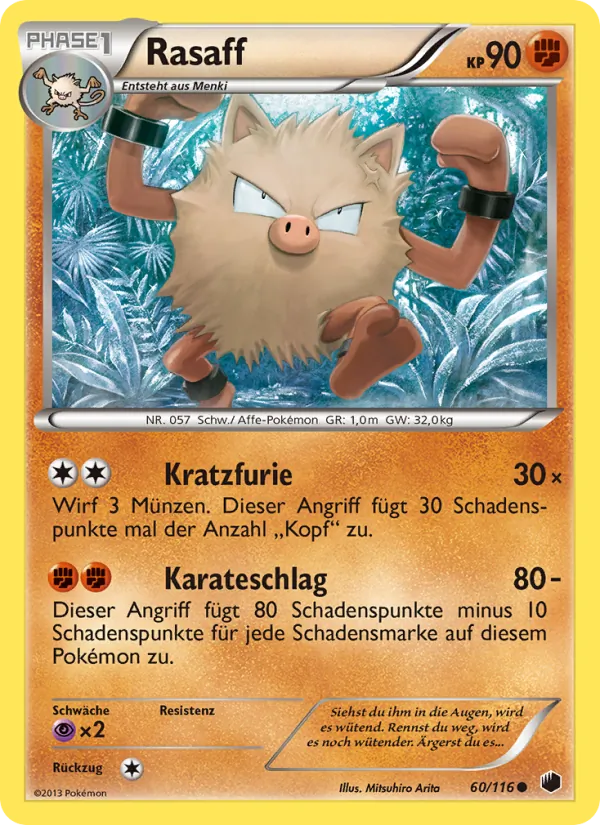 Karte Rasaff aus Plasma-Frost, Nummer 60/116