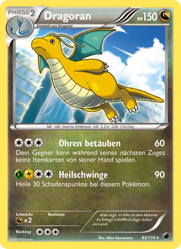 Karte Dragoran aus Plasma-Frost, Nummer 83/116