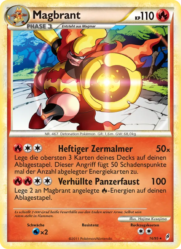 Karte Magbrant aus Ruf der Legenden, Nummer 16/95