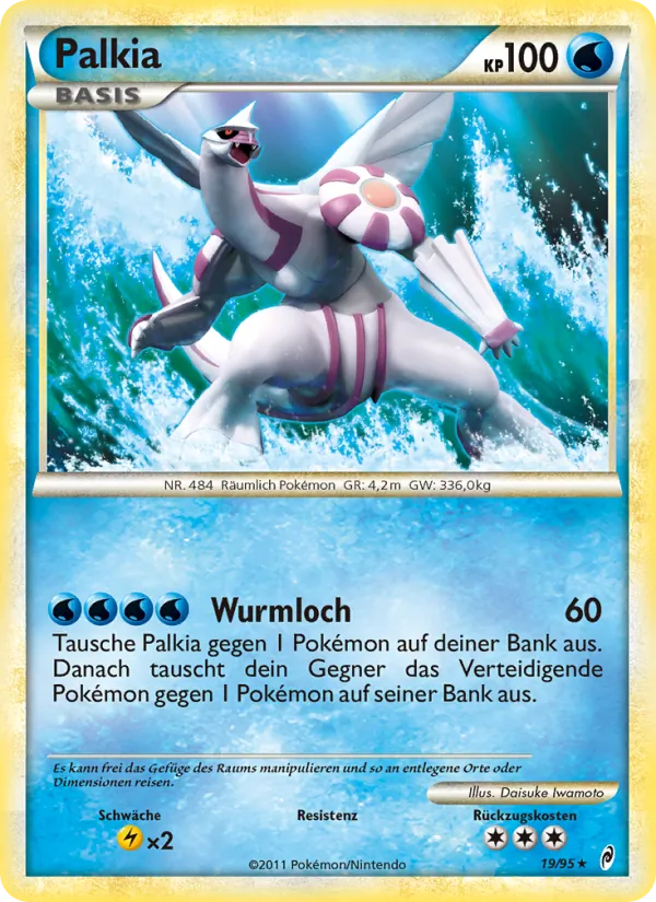 Karte Palkia aus Ruf der Legenden, Nummer 19/95