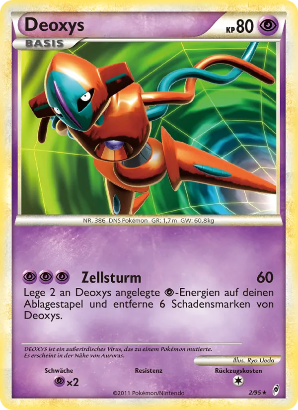 Karte Deoxys aus Ruf der Legenden, Nummer 2/95