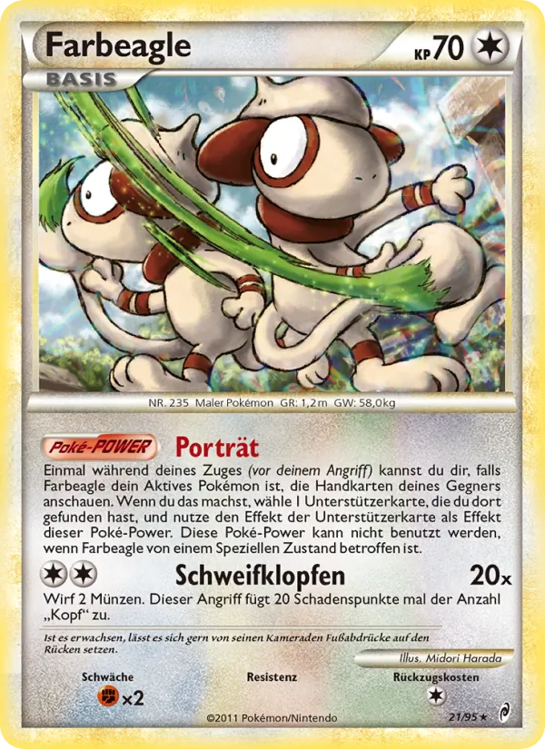 Karte Farbeagle aus Ruf der Legenden, Nummer 21/95