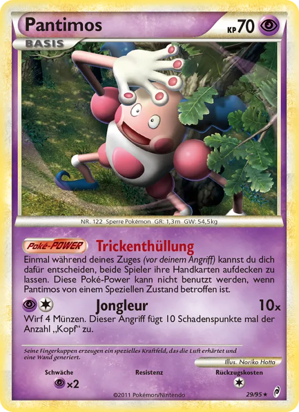 Karte Pantimos aus Ruf der Legenden, Nummer 29/95