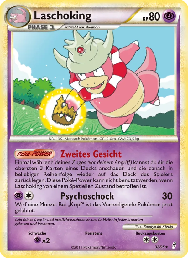 Karte Laschoking aus Ruf der Legenden, Nummer 32/95