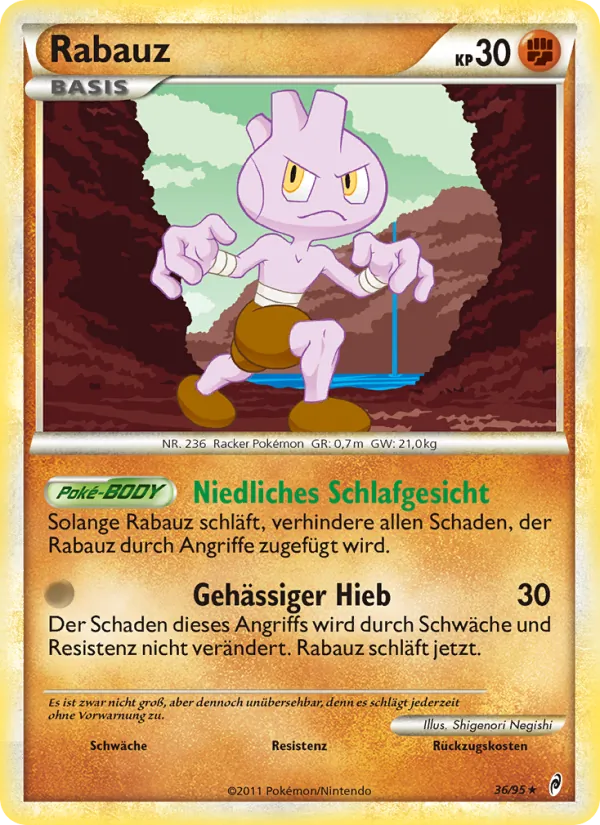 Karte Rabauz aus Ruf der Legenden, Nummer 36/95