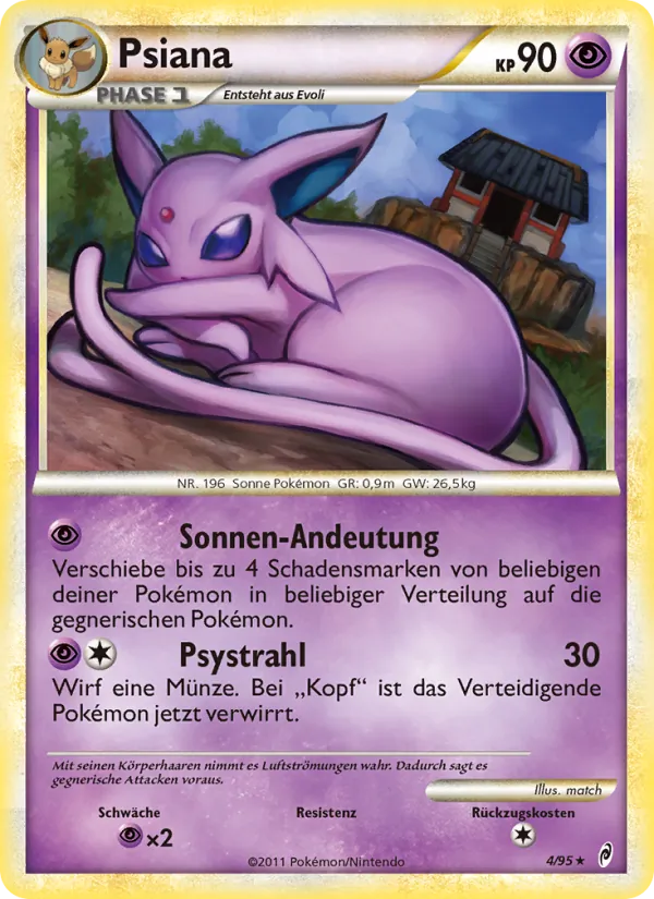 Karte Psiana aus Ruf der Legenden, Nummer 4/95