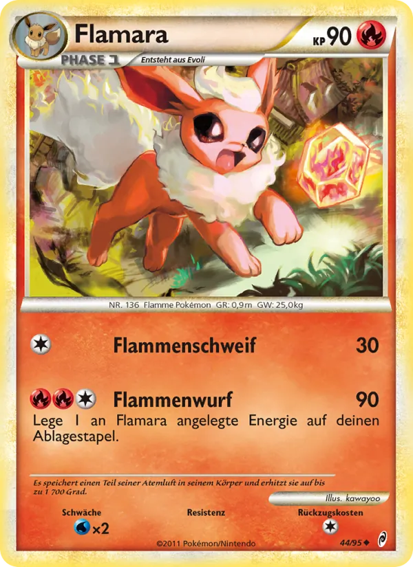 Karte Flamara aus Ruf der Legenden, Nummer 44/95