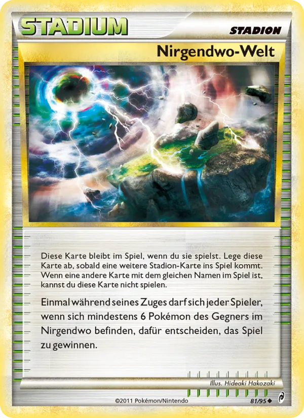Karte Nirgendwo-Welt aus Ruf der Legenden, Nummer 81/95
