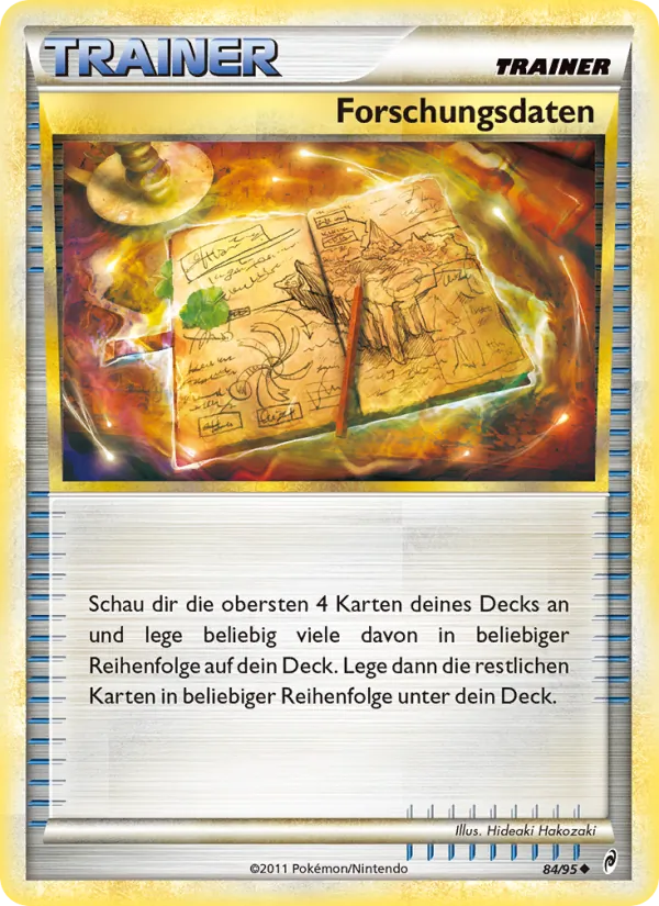 Karte Forschungsdaten aus Ruf der Legenden, Nummer 84/95