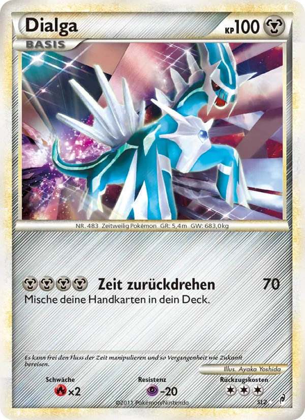 Karte Dialga aus Ruf der Legenden, Nummer SL2/95