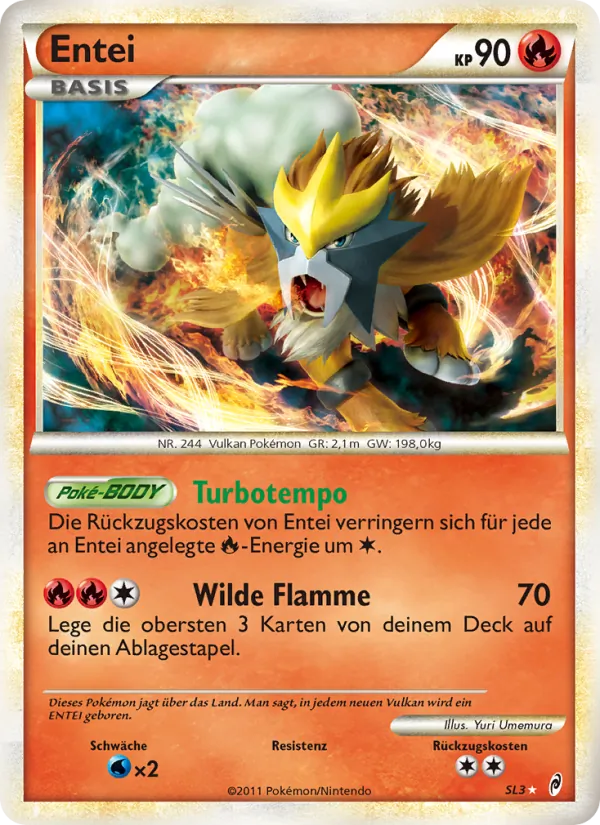 Karte Entei aus Ruf der Legenden, Nummer SL3/95