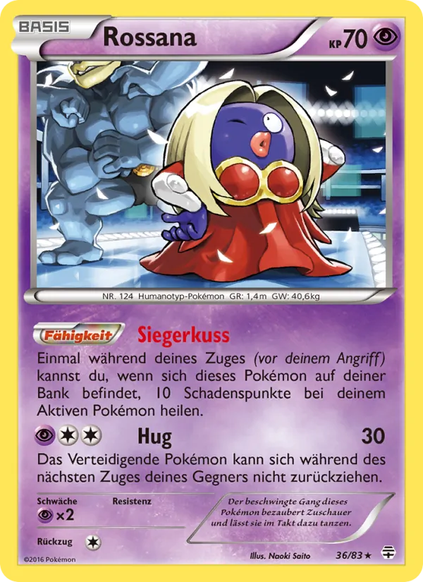 Karte Rossana aus Generationen, Nummer 36/83