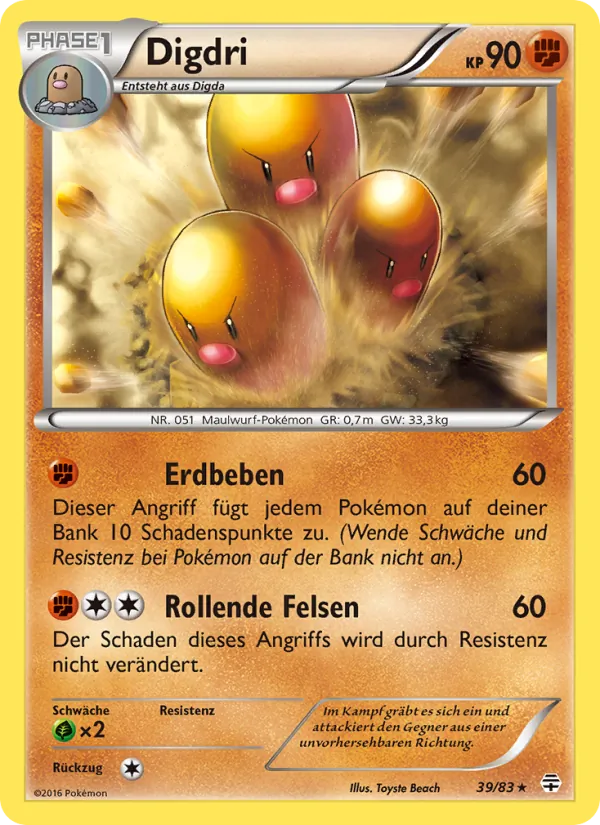 Karte Digdri aus Generationen, Nummer 39/83